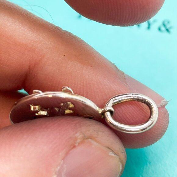 Tiffany & Co. Snowflake Charm Pendant Sterling Silver (Hallmark Missing) - Picture 7 of 9